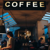 coffee-shop website banner