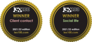 Lex 100 awards website